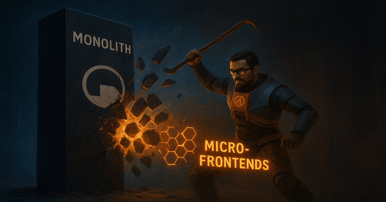 ⚛️ From Black Mesa's Monolith to Xen's Micro-Frontends: A Half-Life Inspired Journey into Modern Web Development